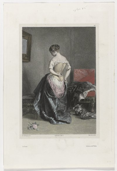 Le Corset（物品上的标题） 作者 贝劳特