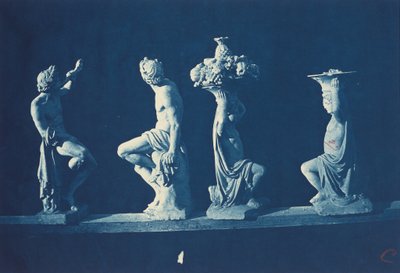四座雕像，约 1868 年（照片） 作者 阿道夫·特里斯（Adolphe Terris）