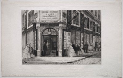 水产协会总部，1864年。 作者 AdolpheThéodoreJules武术波特蒙特