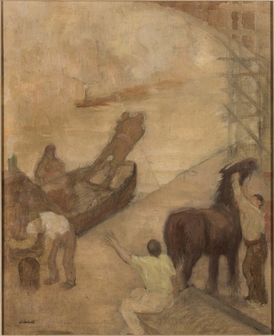 曼彻斯特运河 作者 阿道夫·瓦莱特（Adolphe Valette）
