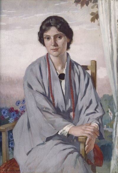 梅·艾米·史密斯的肖像 作者 阿道夫·瓦莱特（Adolphe Valette）