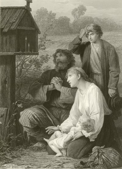 在俄罗斯的神社 作者 阿道夫·伊冯（Adolphe Yvon）