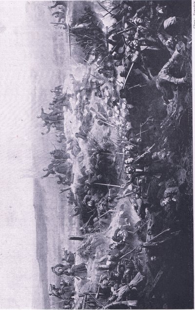 法国的马拉科夫，1915年英国陆地和海上战役的插图 作者 阿道夫·伊冯（Adolphe Yvon）