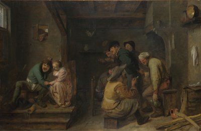 小酒馆场景c。 1635 作者 阿德里安布劳威尔