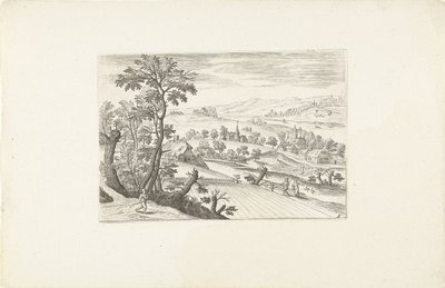 风景与玉米田 安特卫普周围的风景（系列标题） 作者 阿德里亚恩·科拉特