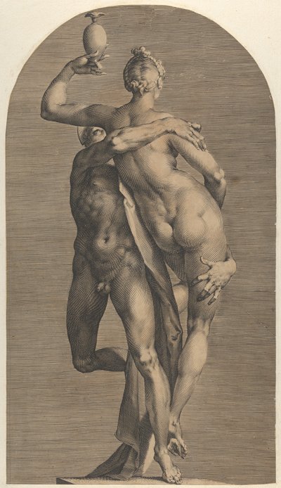 Mercury Abducting Psyche, 约1622年。 作者 阿德里亚恩·科拉特