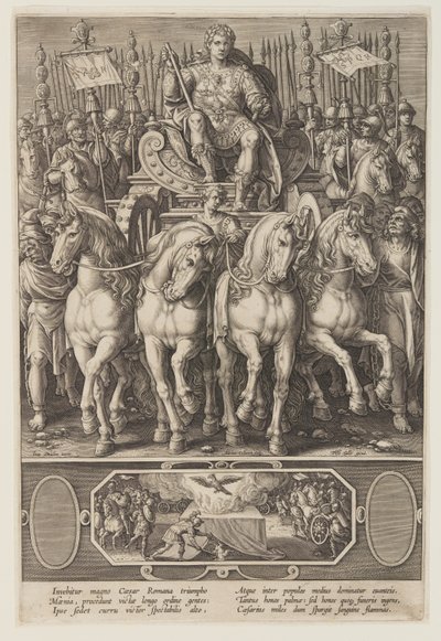 凯撒的胜利 作者 Adriaen Collaert