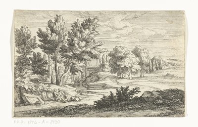 有墓碑的风景 作者 Adam Frans van der Meulen (可能)