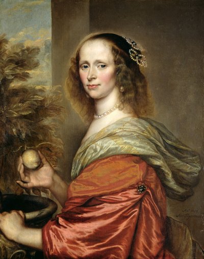 一个女人的肖像 作者 Adriaen Hanneman
