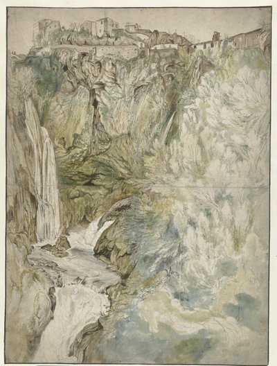 View of the Great Cascade at Tivoli 作者 Jan Brueghel (I) (复制后)