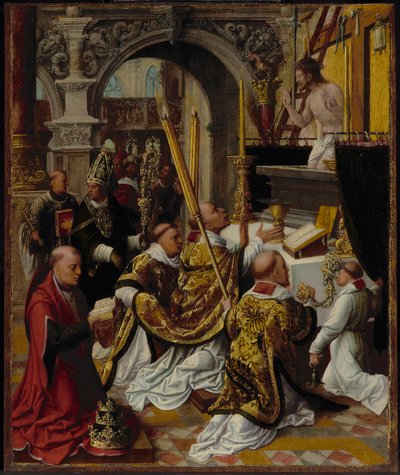 圣格雷戈里大帝弥撒（540-604） 作者 Adriaen Isenbrandt或Isenbrant