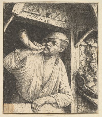 贝克吹牛号，1610-185。 作者 阿德里亚恩·扬斯（Adriaen Jansz）。范·奥斯塔德