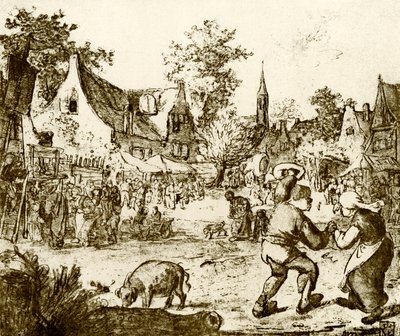 荷兰游乐场 作者 阿德里亚恩·扬斯（Adriaen Jansz）。范·奥斯塔德
