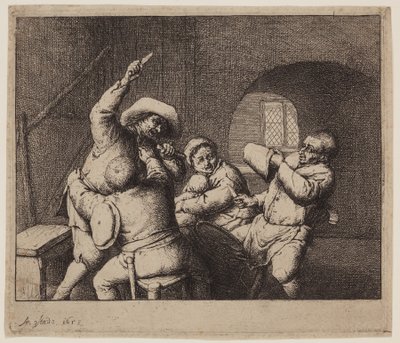 刀战 作者 阿德里亚恩·扬斯（Adriaen Jansz）。范·奥斯塔德