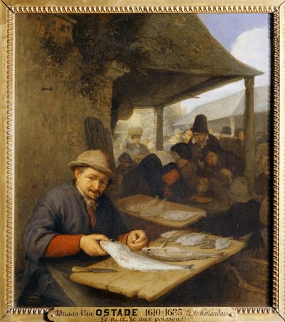 鱼市 ... 作者 阿德里亚恩·扬斯（Adriaen Jansz）。范·奥斯塔德