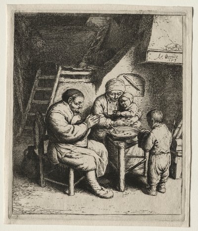 格蕾丝说，1653年。 作者 阿德里亚恩·扬斯（Adriaen Jansz）。范·奥斯塔德