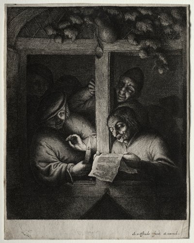 卡罗尔歌手。 作者 阿德里亚恩·扬斯（Adriaen Jansz）。范·奥斯塔德