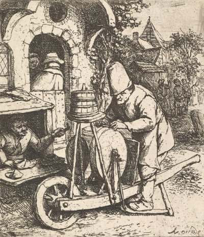 绞刀，1610-85。 作者 阿德里亚恩·扬斯（Adriaen Jansz）。范·奥斯塔德