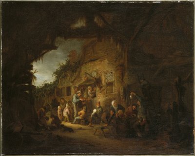 老提琴手，1641年 作者 阿德里亚恩·扬斯（Adriaen Jansz）。范·奥斯塔德