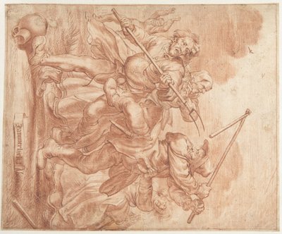 可悲！ （对象上的标题） 作者 阿德里亚恩·彼得森·范德文纳