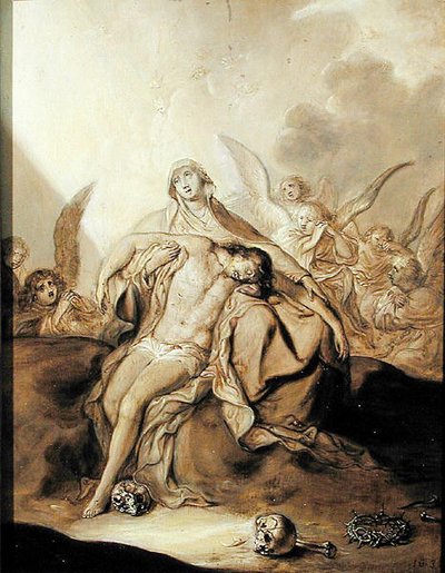 皮耶塔，1637年 作者 阿德里亚恩·彼得森·范德文纳