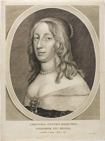 瑞典克里斯蒂娜王后 作者 Adriaen Pietersz. van de Venne