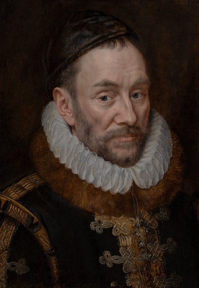 奥兰治亲王威廉一世（1533-1584 年）肖像 作者 阿德里亚恩·托马斯（Adriaen Thomasz）。键