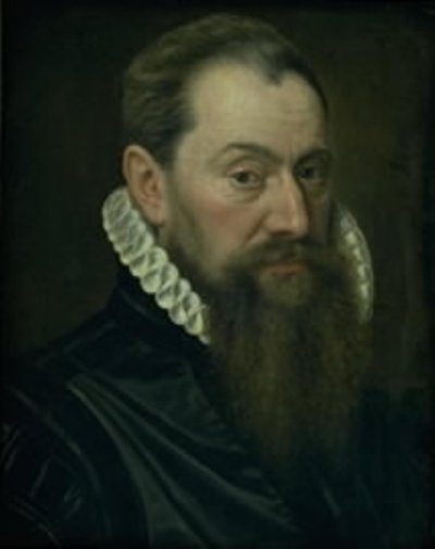 一个人的肖像 作者 阿德里亚恩·托马斯（Adriaen Thomasz）。键