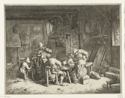 在客栈用餐的农民
早餐 作者 Adriaen van Ostade