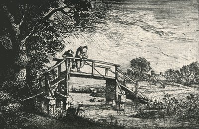 钓鱼者，1906年。 作者 阿德里亚恩·扬斯（Adriaen Jansz）。范·奥斯塔德