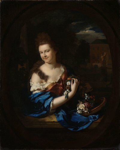 扬-凡-德-波尔（Jan van de Poll）之妻玛格丽塔-伦多尔普（Margaretha Rendorp）肖像 作者 阿德里安·范德沃夫