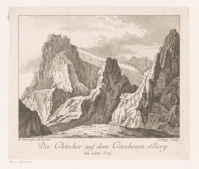 阿尔卑斯山的冰川景观
Der Gletscher auf dem Gitschenen-Berg（标题见实物） 作者 阿德里安·辛格