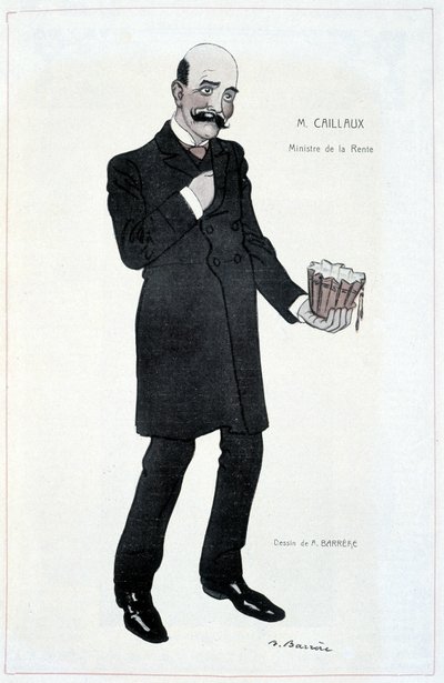 约瑟夫-凯洛，租房部长--阿德里安-巴雷尔（1877-1931）在1907年2月15日的 "Fantasio "中的插图 作者 阿德里安·巴雷尔