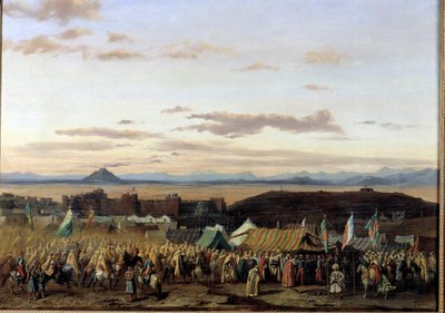 奥尔良公爵军队攻占阿尔及利亚的塞蒂夫 阿德里安·道扎茨（Adrien Dauzats）（1804-1868 年）1839 年奥尔良，美术博物馆 作者 阿德里安·道扎兹（Adrien Dauzats）
