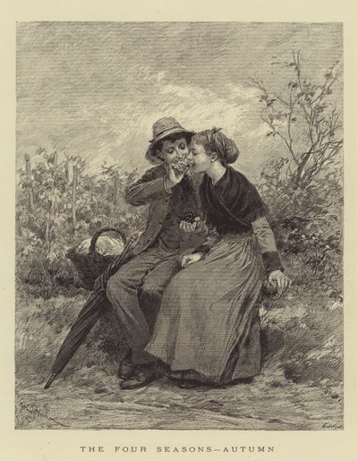 四季，秋天 作者 Adrien Emmanuel Marie