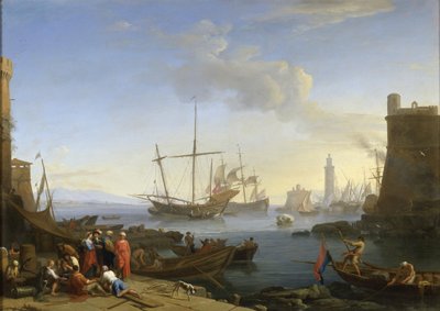 海港，1726年 作者 阿德里安·曼格拉德（Adrien Manglard）