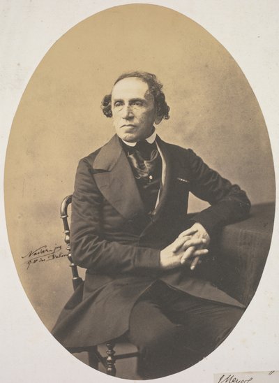 贾科莫-梅耶贝尔（1791-1864 年）肖像 作者 Adrien Tournachon