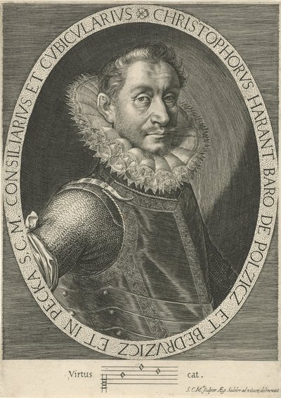 作曲家Krystof Harant 1564-1621的肖像，约。 1600 作者 Aegidius Sadeler或Saedeler