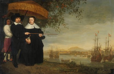 荷兰东印度公司（VOC）的商人。约于1640-60年 作者 艾伯特·奎普（Aelbert Cuyp）