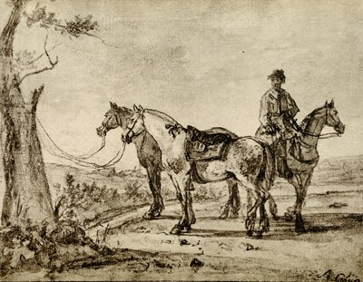 三匹马 作者 Aelbert Cuyp