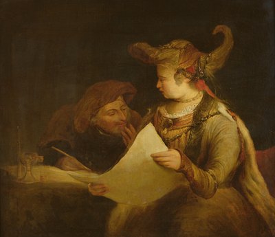Esther和Mordecai，c.1685 作者 阿恩德格尔德