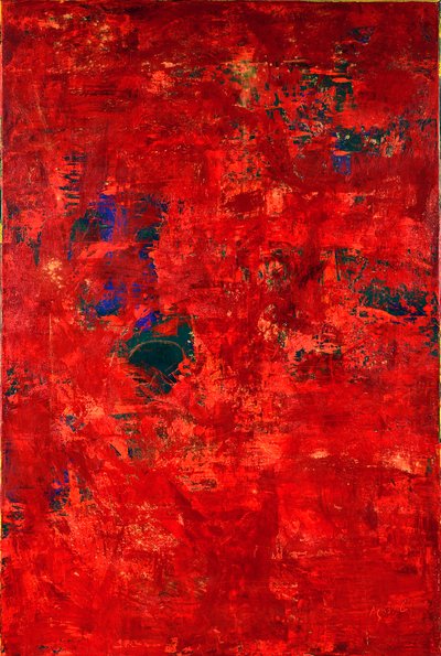 红色的 E.T.》，2019 年（布面油画） 作者 艾格尼丝·吉拉登