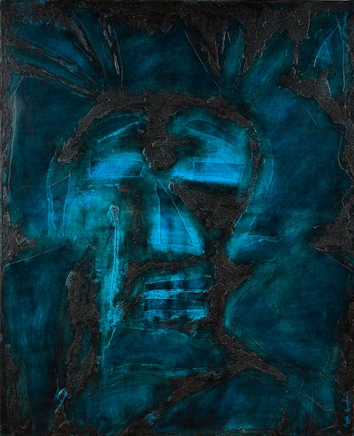 亨利，2014（混合技法，布面油画） 作者 艾格尼丝·吉拉登