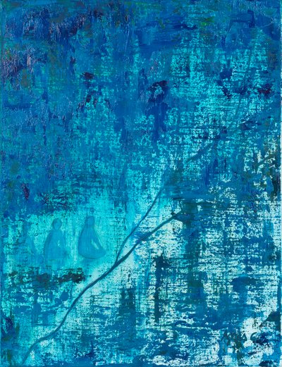 时间1 , 2018 （布面油画） 作者 艾格尼丝·吉拉登