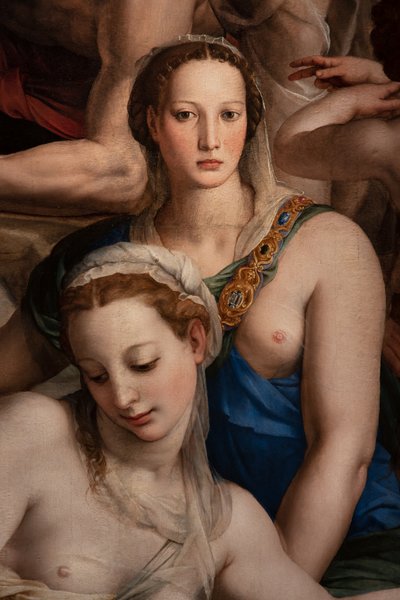 美第奇教堂：基督下地狱，细节 作者 Agnolo Bronzino