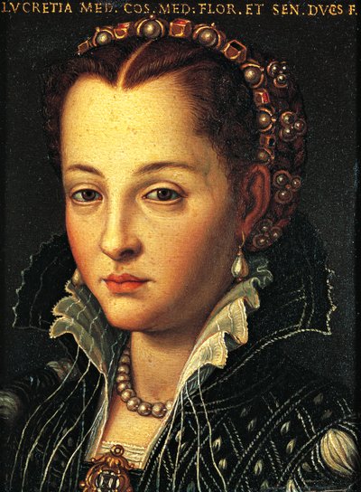 卢克蕾齐娅-德-美第奇画像（佛罗伦萨 作者 Agnolo Bronzino