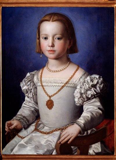 玛丽亚-德-美第奇的肖像（绘画 作者 Agnolo Bronzino
