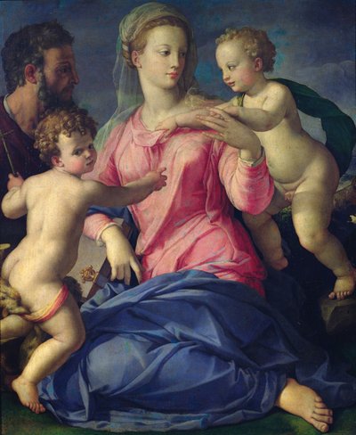 神圣的家庭 作者 Agnolo Bronzino
