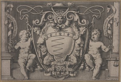 菲利波·世嘉枢机主教的徽章 作者 阿戈斯蒂诺·卡拉奇（Agostino Carracci）
