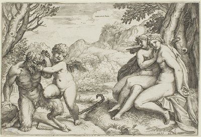 爱能战胜一切 作者 阿戈斯蒂诺·卡拉奇（Agostino Carracci）